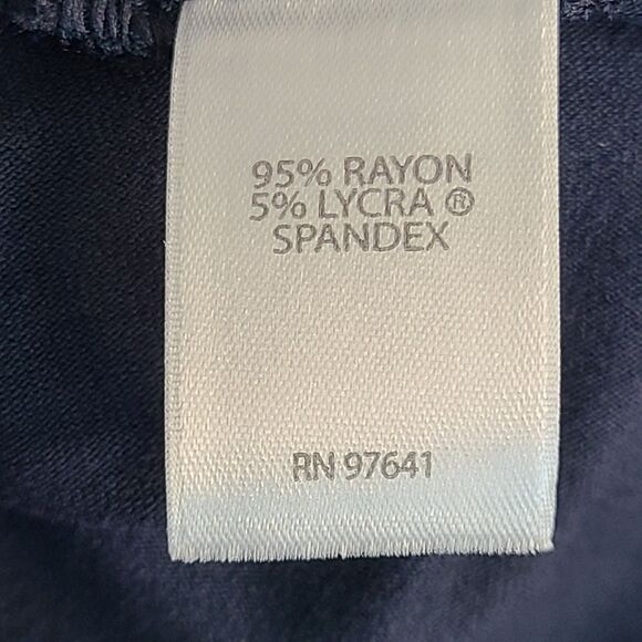 J Jill Wearever Collection Buttery Soft Long Floral Tunic 3/4 Sleeve Top Size L - Picture 5 of 11